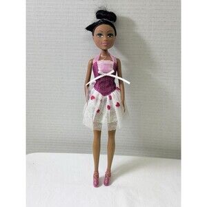 Funville Sparkle Girlz Doll African American Princess Ballerina Purple And Pink